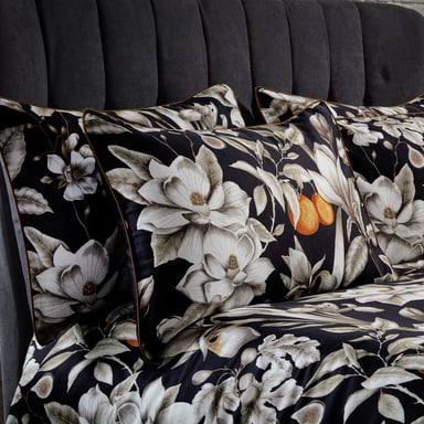 EW by Edinburgh Weavers Juego de fundas de almohada de satén de algodón premium Lavish Floral