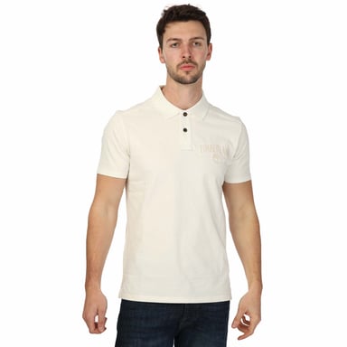 Men's Timberland EK+ Short Sleeve Polo Shirt in White