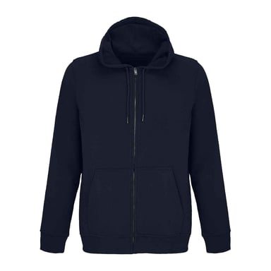 SOLS Unisex Adult Calipso Full Zip Hoodie (French Navy)