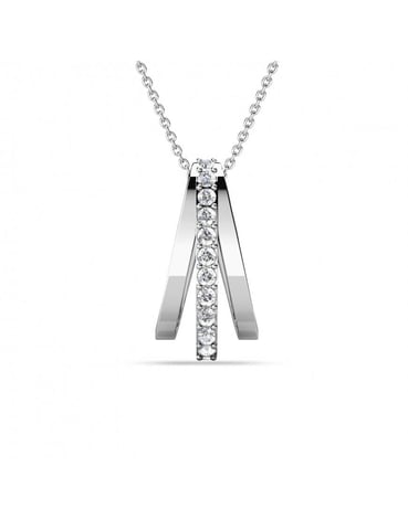 Colgantes Aurielle - Plata y Cristal