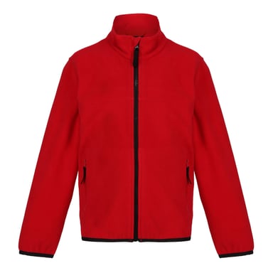 Regatta Childrens/Kids Microfleece Full Zip Fleece Jacket (Classic Red)