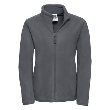 Russell Womens/Ladies Full Zip Outdoor Fleece Jacket (Convoy Grey Solid)