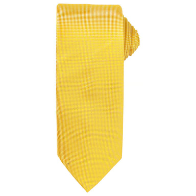 Premier Unisex Adult Micro Waffle Tie (Sunflower)