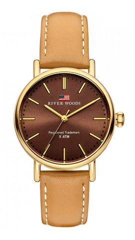 River Woods Oswego Women's Brown Watch RW340016