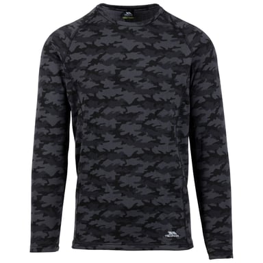 Trespass Mens Arno Base Layer Top (Dark Grey)