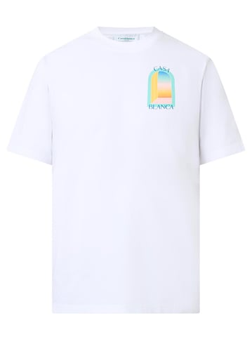 Casablanca Camiseta estampada L'Arche Colore en blanco