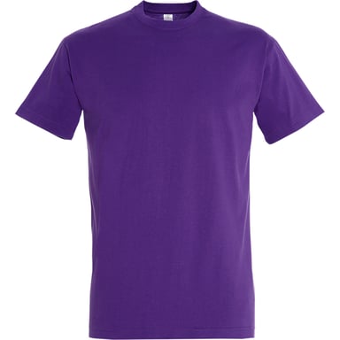 SOLS Mens Imperial Heavyweight Short Sleeve T-Shirt (Dark Purple)