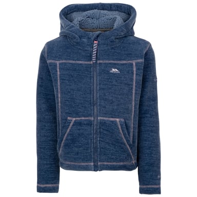 Trespass Girls Cossie Fleece Jacket (Denim Blue)