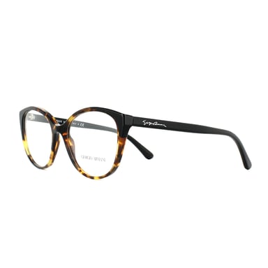 Montura de gafas Giorgio Armani AR7138 5584 Havana Amarillo y Negro 52mm Mujeres