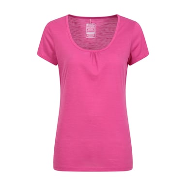 Mountain Warehouse Womens/Ladies Agra Quick Dry T-Shirt (Bright Pink)