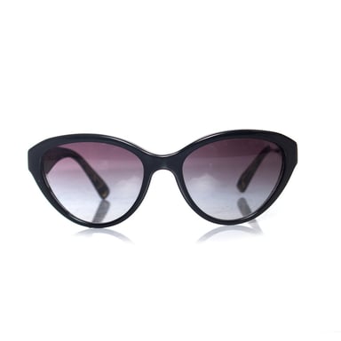Black cat-eye sunglasses