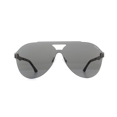 Police Sunglasses SPL339 Flow 1 0627 Matte Ruthenium Smoke Grey