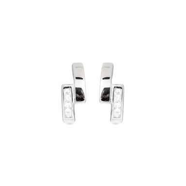 Pendientes Luxenter Vuta Plata y Cz Brillante
