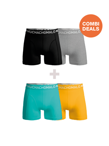 Muchachomalo Boxer Hombre - 2+2 Piezas - Calzoncillos Hombre