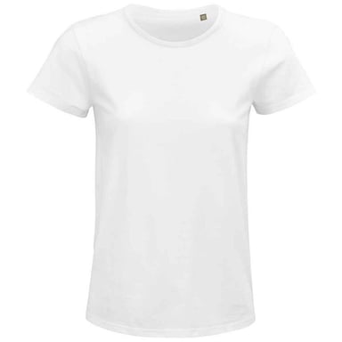 SOLS Womens/Ladies Crusader Organic T-Shirt (White)