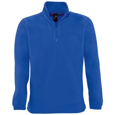 SOLS Ness Unisex Zip Neck Anti-Pill Fleece Top (Royal Blue)