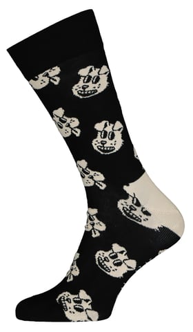 Happy Socks Calcetines de algodón para perro - Negro