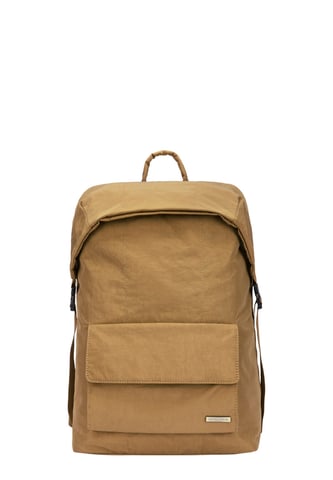 Flapover Nylon Backpack