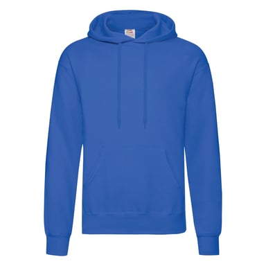 Fruit Of The Loom Unisex Adults Classic Hooded Sweatshirt (Royal Blue)