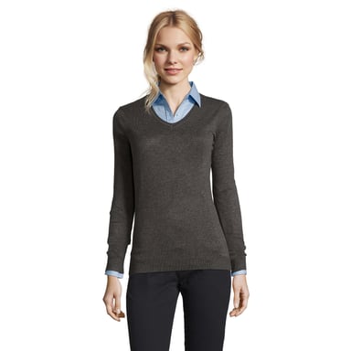 SOLS Womens/Ladies Glory Jumper (Charcoal Melange)