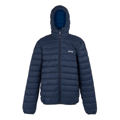 Regatta Mens Marizion Baffled Hooded Padded Jacket (Navy/Olympian Blue)