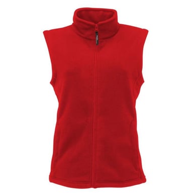Regatta Womens/Ladies Micro Fleece Bodywarmer / Gilet (Classic Red)
