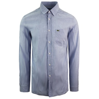 Camisa Lacoste Slim Fit Azul Hombre