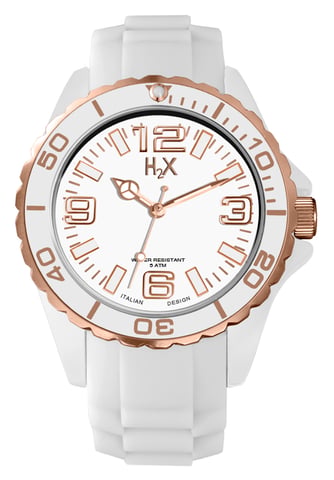 Haurex Italy SW382DWR Reef Stones Reloj de mujer con esfera blanca. [Mirar]
