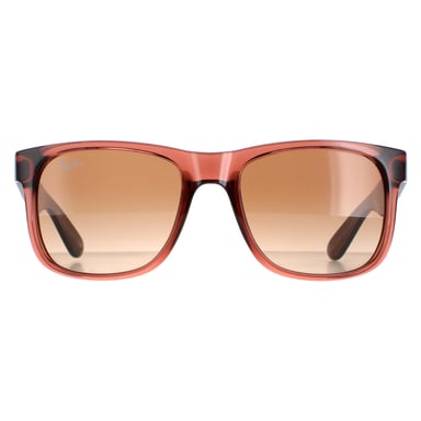 Gafas de sol Ray-Ban Justin 4165 659413 gradiente marrón claro transparente
