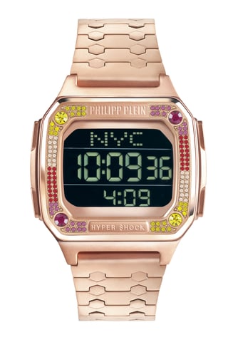 Philipp Plein Hyper $hock Unisex's Rose Gold Watch PWHAA0821