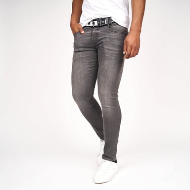 Crosshatch Mens Barbeck Slim Jeans (Grey Wash)