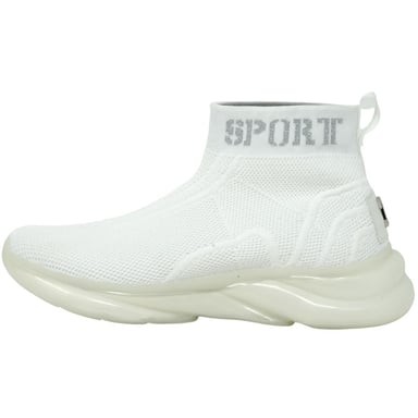 Zapatillas altas Plein Sport Sock blancas