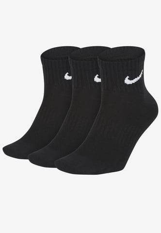 Nike Dry Cushion Everyday 3 pares de calcetines tobilleros en negro