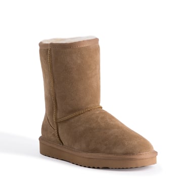 Bota de piel de oveja de media pantorrilla Aus Wooli Australia