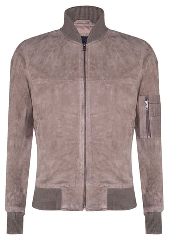 Camisa de camionero de gamuza Chaqueta de cuero vaquera