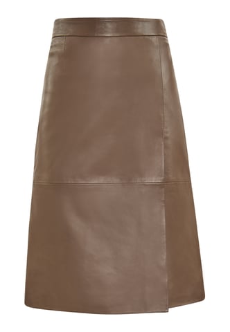 Dreimaster Skirt women taupe