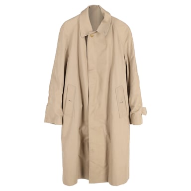 Burberry's Trench Coat in Beige Cotton