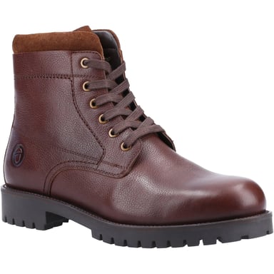 Cotswold Mens Thorsbury Leather Ankle Boots (Brown)