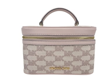 Bolso Bandolera Mediano De Lona Con Cremallera Y Lona Jacquard