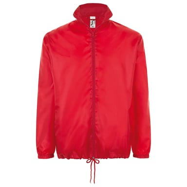 SOLS Unisex Shift Showerproof Windbreaker Jacket (Red)