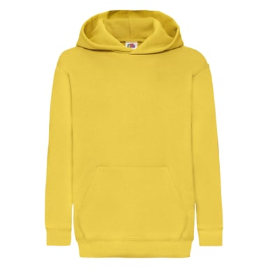 Fruit of the Loom Childrens/Kids Classic Hooded Sweatshirt (Sunflower)