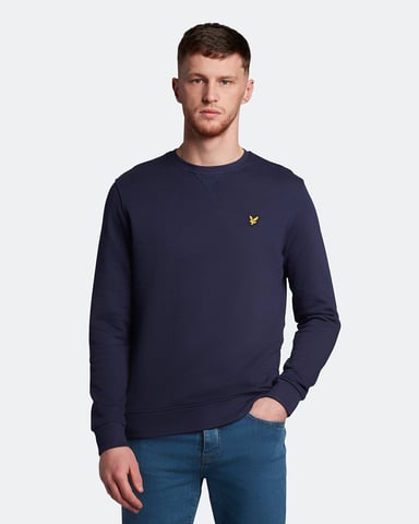 Lyle & Scott Crew Neck Sweatshirt in Navy