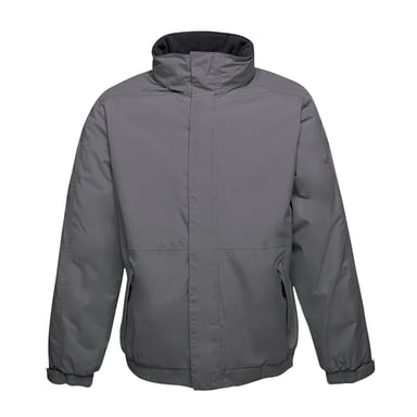 Regatta Mens Dover Waterproof Windproof Jacket (Seal Grey/Black)