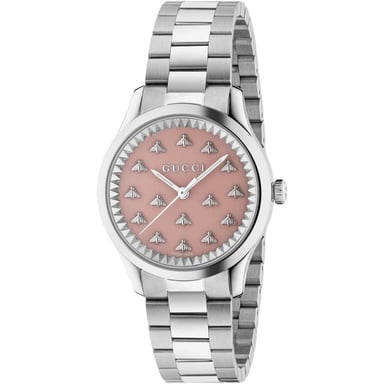 Gucci YA1265033 G-Timeless Pink Dial Ladies Watch