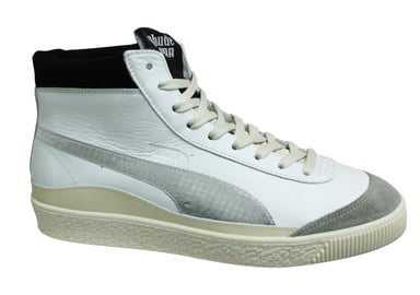 Puma Basket 68 OG Mid Rhude White Lace Lace Up Mens Entrenadores 370022 01