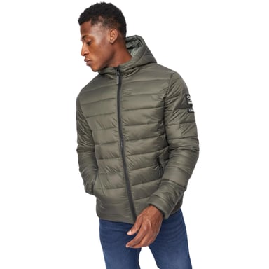 Crosshatch Mens Gattering Jacket (Olive)