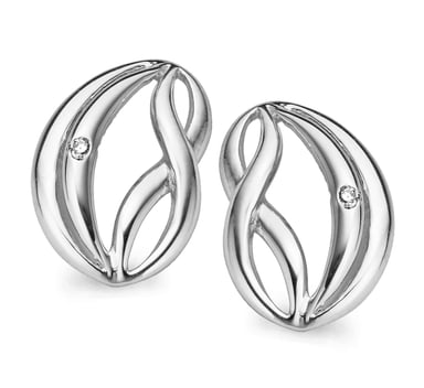Orphelia Women's 925 Sterling Silver Stud Earrings - Silver ZO-5006