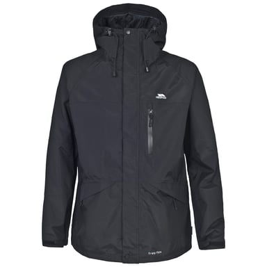 Trespass Mens Corvo Hooded Full Zip Waterproof Jacket/Coat