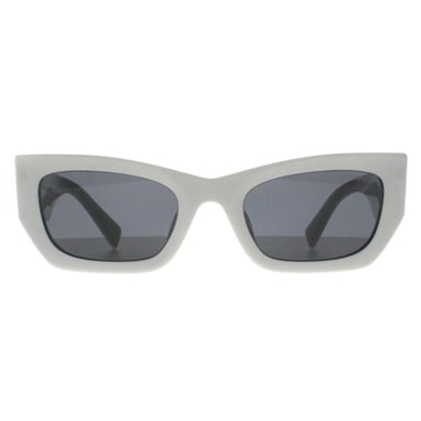 Miu Miu MU09WS 1425S0 blanco gris oscuro gafas de sol