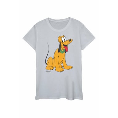 Disney Womens/Ladies Classic Pluto Heather T-Shirt (Heather Grey)